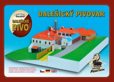 Pivovar Dalešice-vystřihovánka
