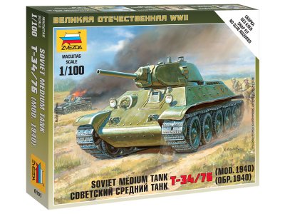 Zvezda 6101 T36/76 1/100