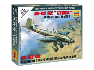 Zvezda 6123 Snap Kit - Junkers Ju-87 Stuka (1:144)