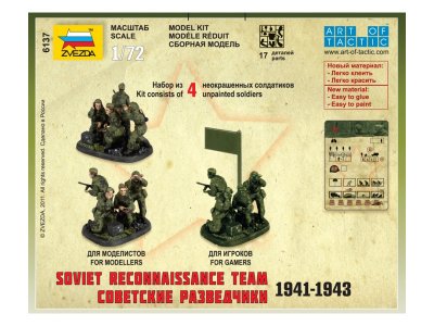 Zvezda 6137 Sovětský tým 1/72