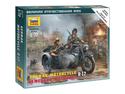 Zvezda 6142 Snap Kit - BMW R-12 (1:72)