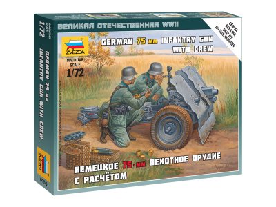 Zvezda 6156 German 75mm  1/72