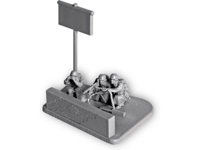 Zvezda figurky Ger. Machine-gun with Crew (Winter Uniform) (1:72)