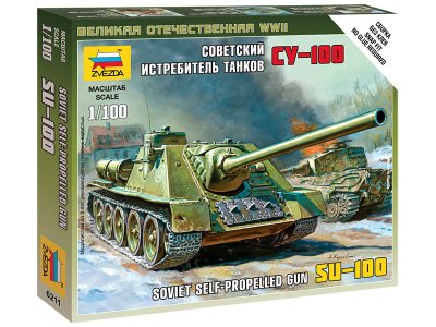 Zvezda 6211 SU-100 1/100