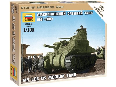 Zvezda 6264 US tank M-3 Lee