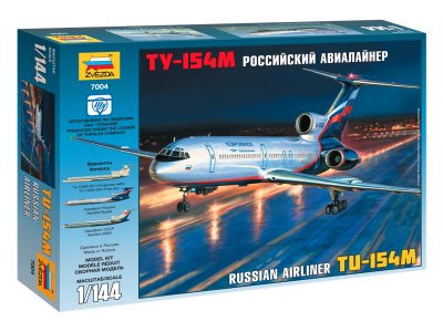Zvezda 7004 Tu-154M 1:144