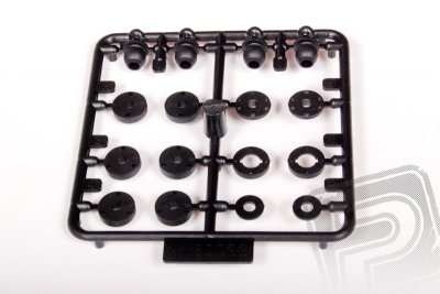 Plastové díly pro tlumiče, část/stromeček 1 (verze 10mm)