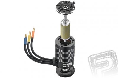 EZRUN SL Motor 3660 3200KV G2 - černý - včetně pastorku 25 zubů/48DP