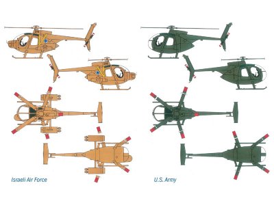 Italeri 017 AH-6 Night Fox 1:7