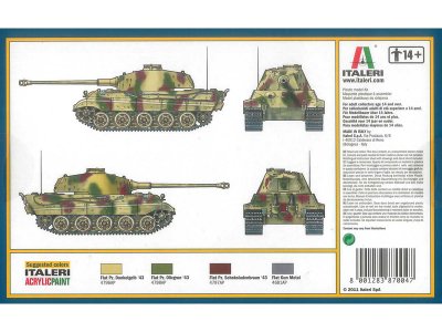 Italeri 7004 Sd.kfz.182 King T