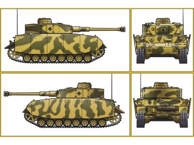 Italeri 7007 Panzer IV 1:72