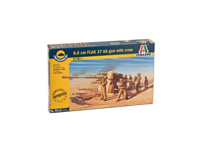 Italeri 7512 Flak 8,8cm AA Gun