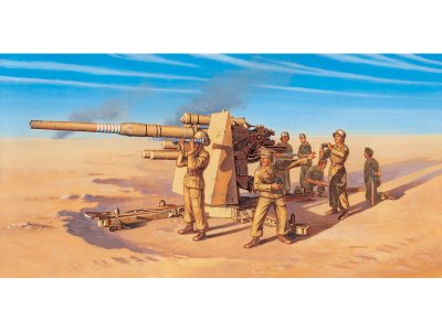 Italeri 7512 Flak 8,8cm AA Gun