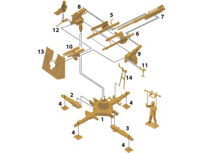 Italeri 7512 Flak 8,8cm AA Gun