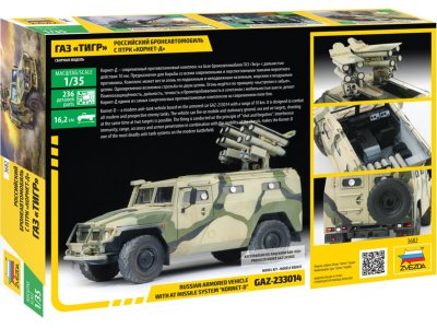 Zvezda 3682 GAZ with AT 1:35