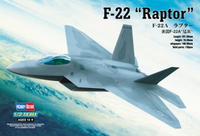 Hobby Boss F-22A raptor 1:72