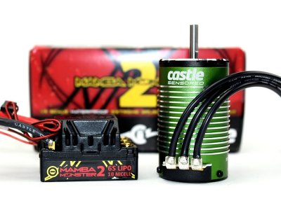 Castle motor 1512 2650ot/V senzored, reg. Mamba Monster 2