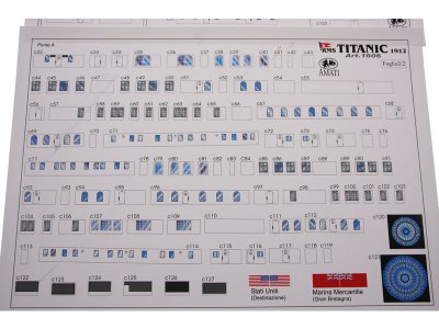 AMATI R.M.S. Titanic 1:250 kit