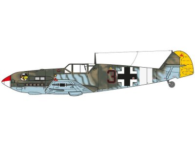 Airfix 05122A Bf-109E Tropical
