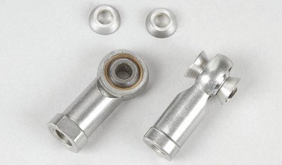 Alu/ocelový kloubek o průměru 5mm/M8, 2ks.