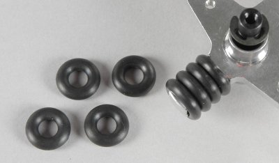 O-kroužky pro servo saver O6 x 4, 4ks.
