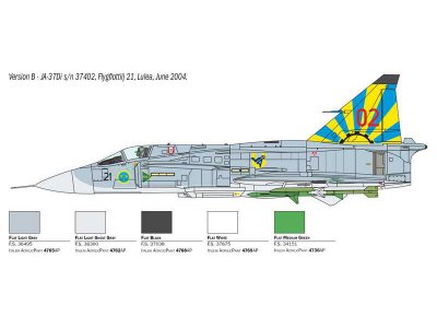 Italeri SAAB JA 37/AJ 37Viggen