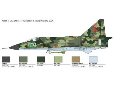 Italeri SAAB JA 37/AJ 37Viggen