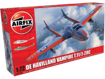 Airfix 02058A Vampire T.11/J-2