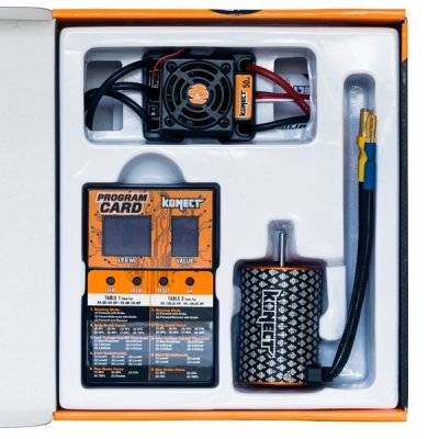 COMBO BRUSHLESS 50Amp WP s 4P 3652SL 3500Kv motorem + programovací karta