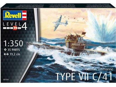 Revell 05154 Ponorka U-VII /41