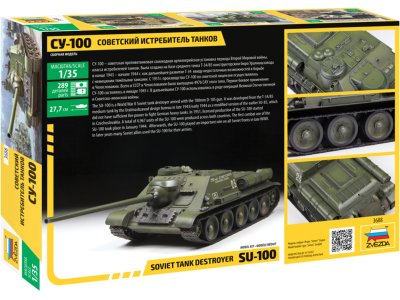 Zvezda 3688 SU-100 1:35 nová f