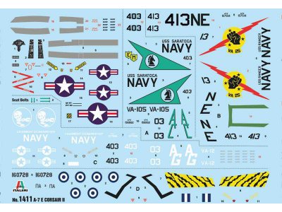 Italeri 1411 A-7E Corsair II