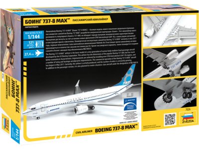 Zvezda 7026 Boeing 737-8 MAX
