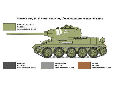 Italeri 6545 T35/85 1944 1:35
