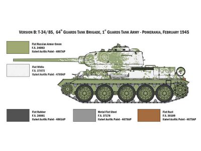Italeri 6545 T35/85 1944 1:35