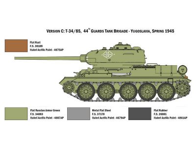 Italeri 6545 T35/85 1944 1:35