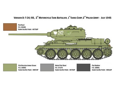 Italeri 6545 T35/85 1944 1:35