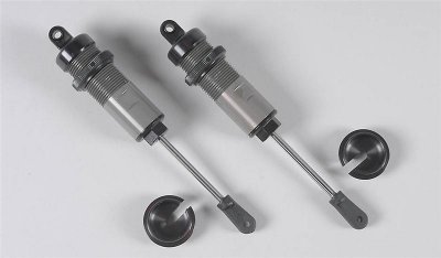 Aluminium tlumiče krátké, O24x168mm, 2ks.