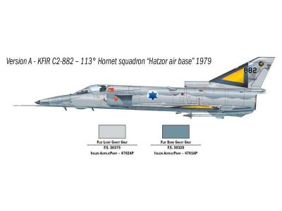 Italeri 1408 Kfir C.2 1/72