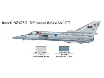 Italeri 1408 Kfir C.2 1/72