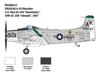 Italeri 2788 Skyraider A-1H 1/