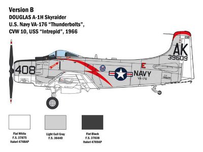 Italeri 2788 Skyraider A-1H 1/