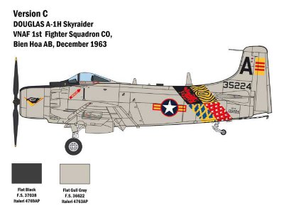 Italeri 2788 Skyraider A-1H 1/