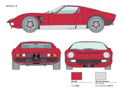 Italeri 3649 Miura Jota SVJ 1/