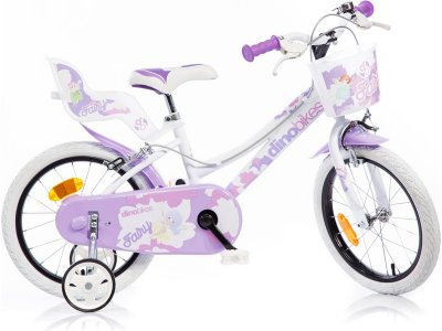 DINO Bikes - Dětské kolo 16" bílé