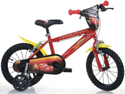 DINO Bikes - Dětské kolo 14" Cars 3
