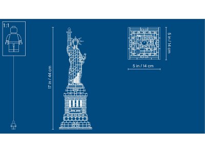 LEGO Architecture - Socha Svobody