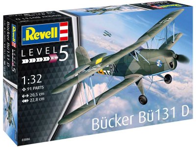 Revell 03886 Bücker Bü 131 1/