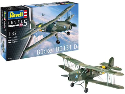 Revell 03886 Bücker Bü 131 1/