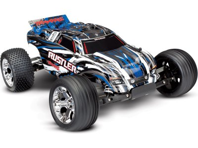 Traxxas Rustler 1:10 RTR modrý